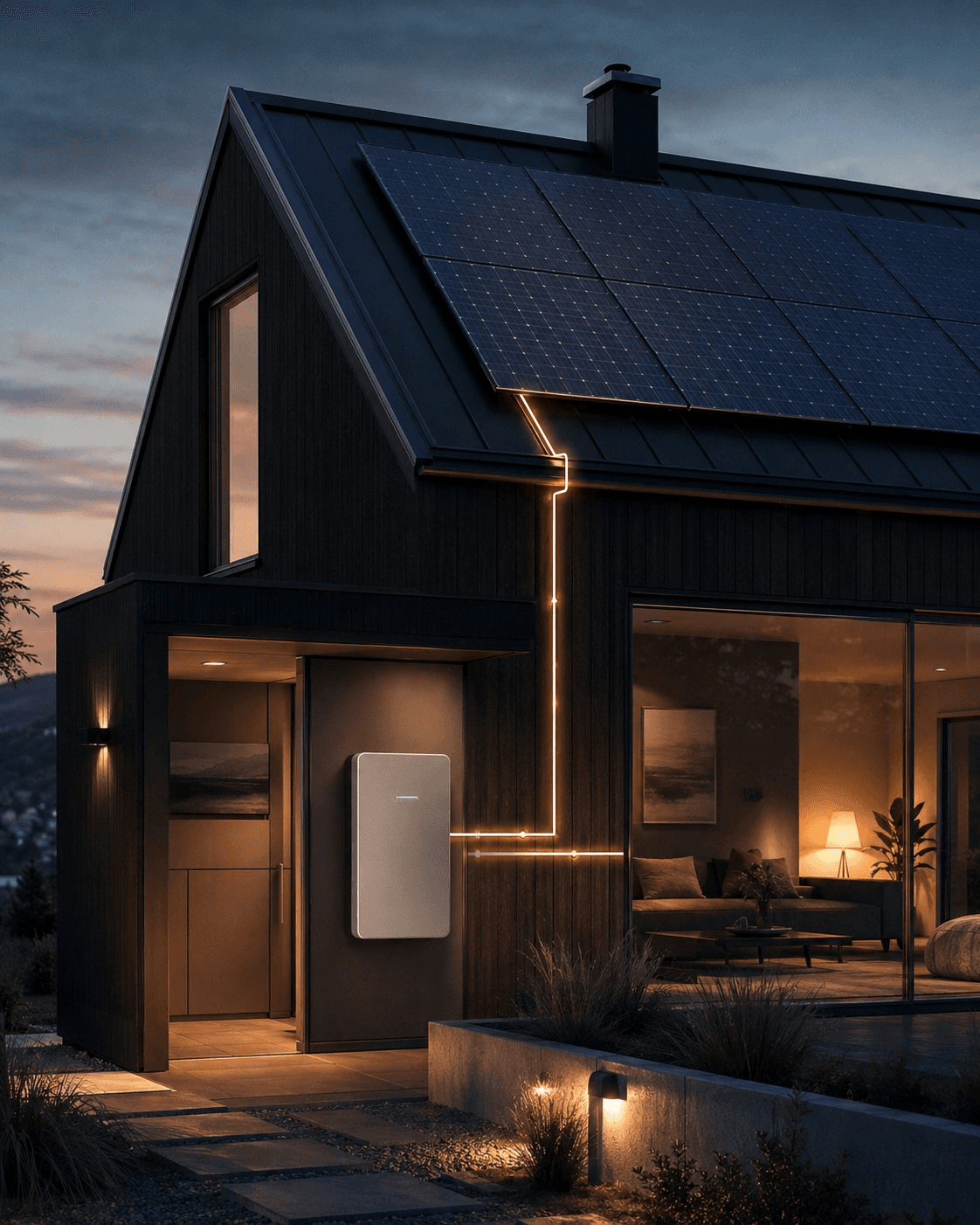 Smart styring av batteri, solceller og strømnett